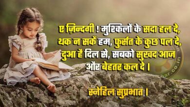 good morning Hindi status quotes